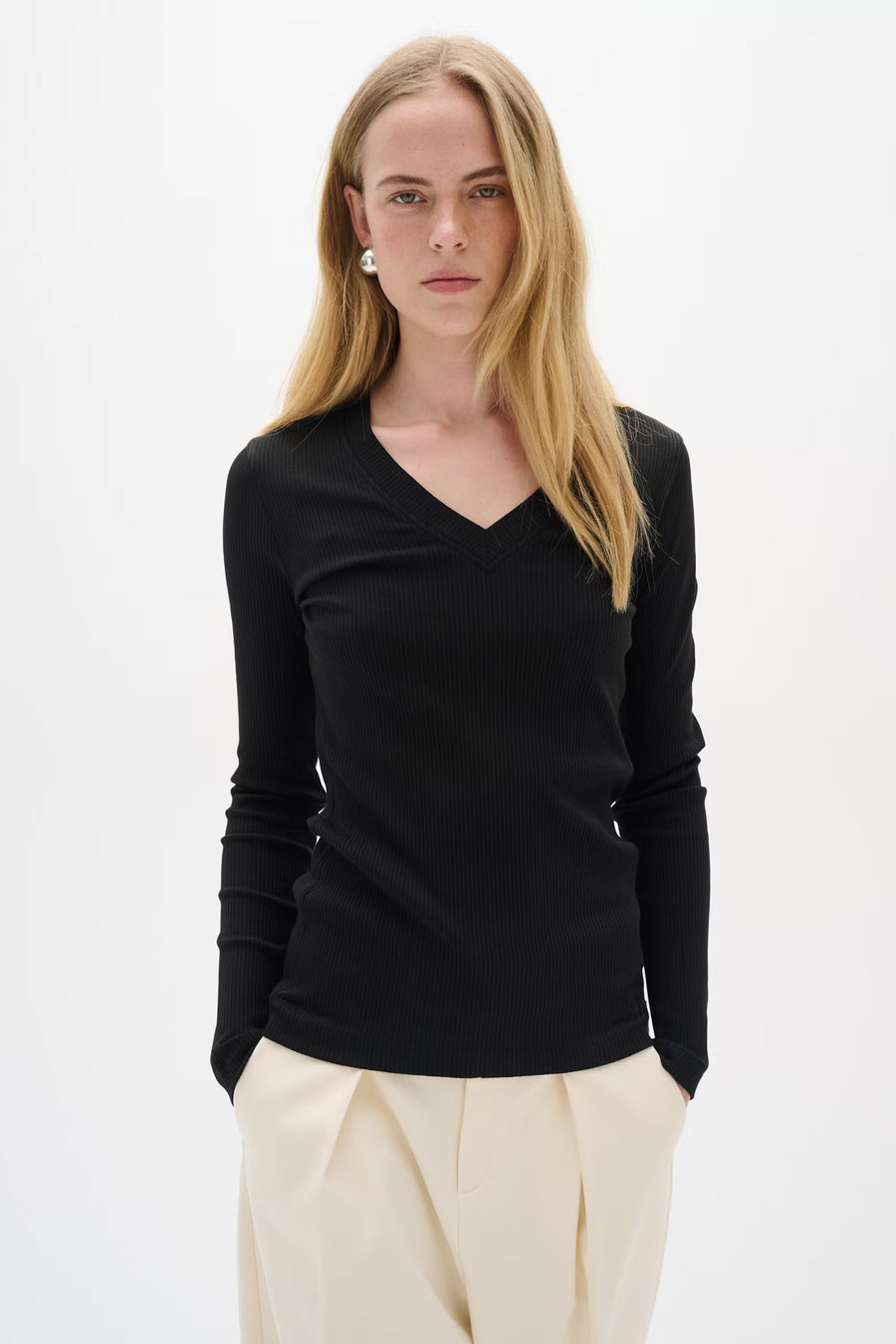 Dagna VNeck Long Sleeve