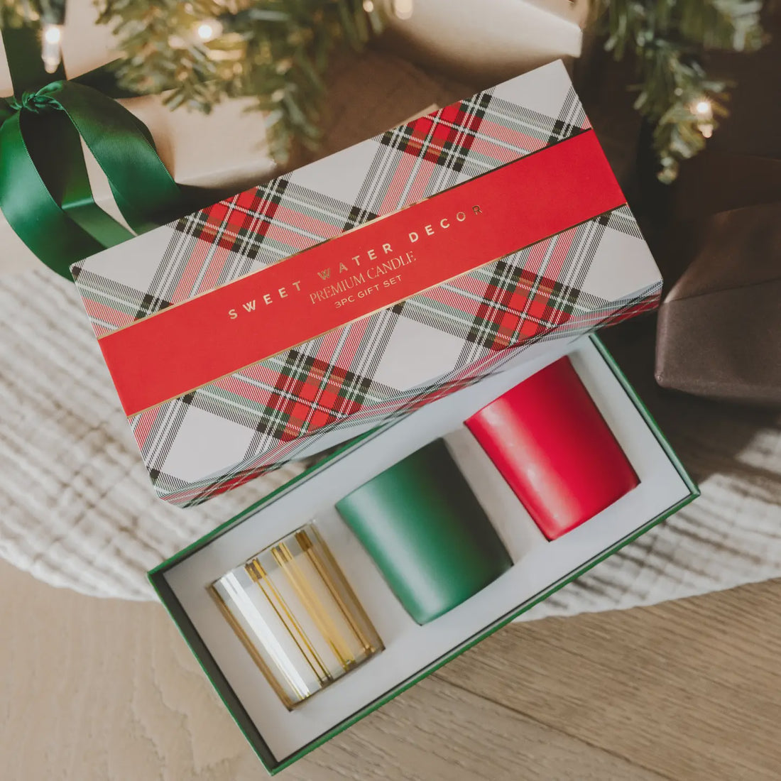 Soy Christmas Candle Gift Set