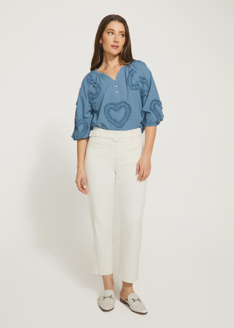 Suzanne Straight Crop Denim