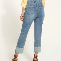 Suzanne Cuffed Crop Denim 6905809