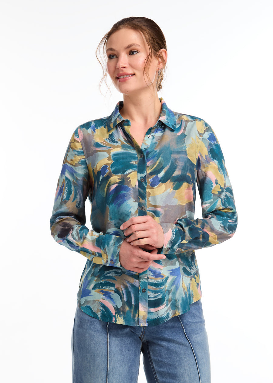 FDJ L/S Pattern Blouse 7622397