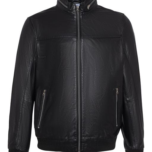 Andrea Leather Bomber Jacket