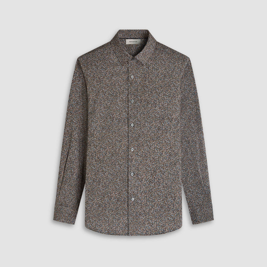 Julian Leaf Print Shirt