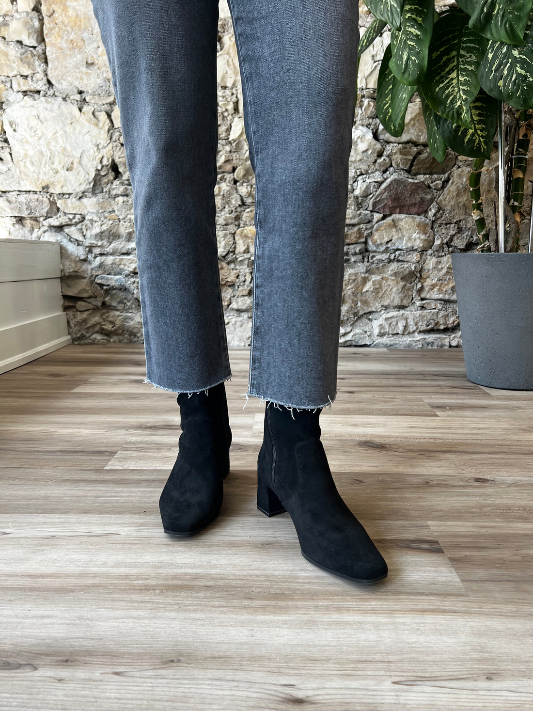 Caprice Suedette Sock Boot