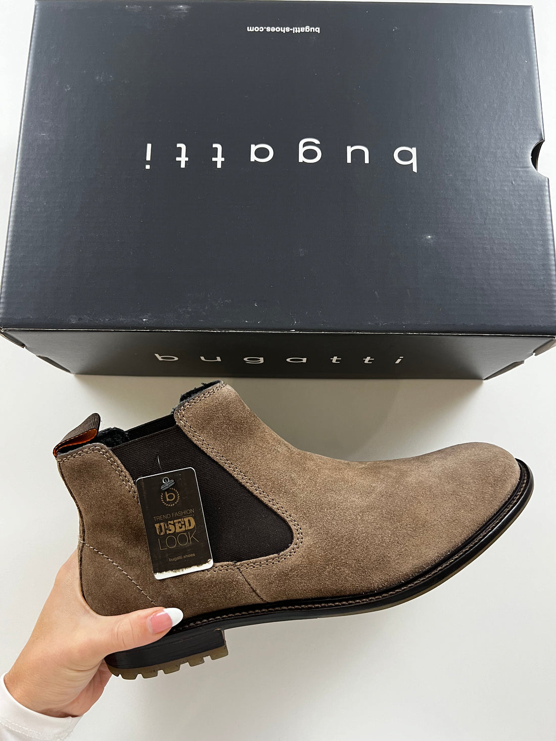 Bugatti Desert Slip On Suede Boot