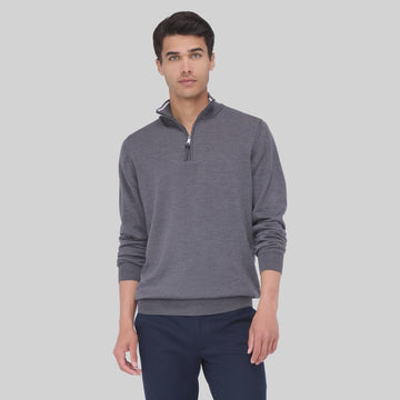 1/4 Zip Mock Sweater HZ1