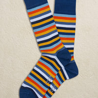 Rainbow Stripe Pima Cotton Socks