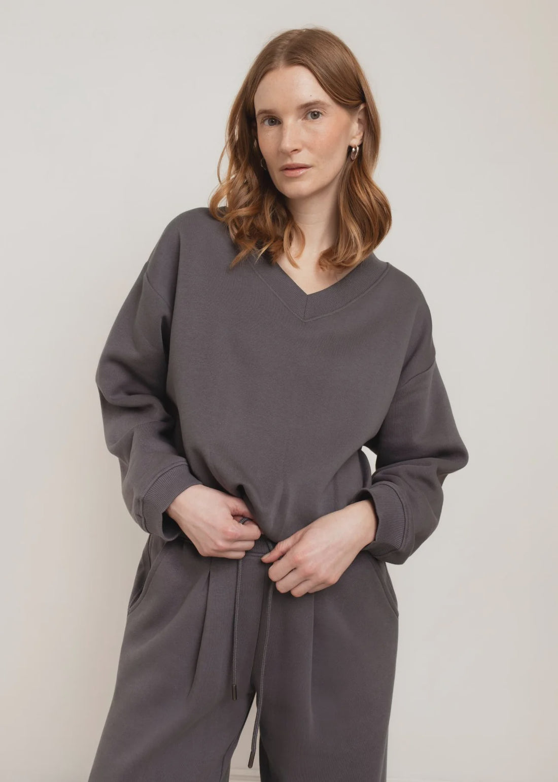 Emma V-Neck Sweatshirt