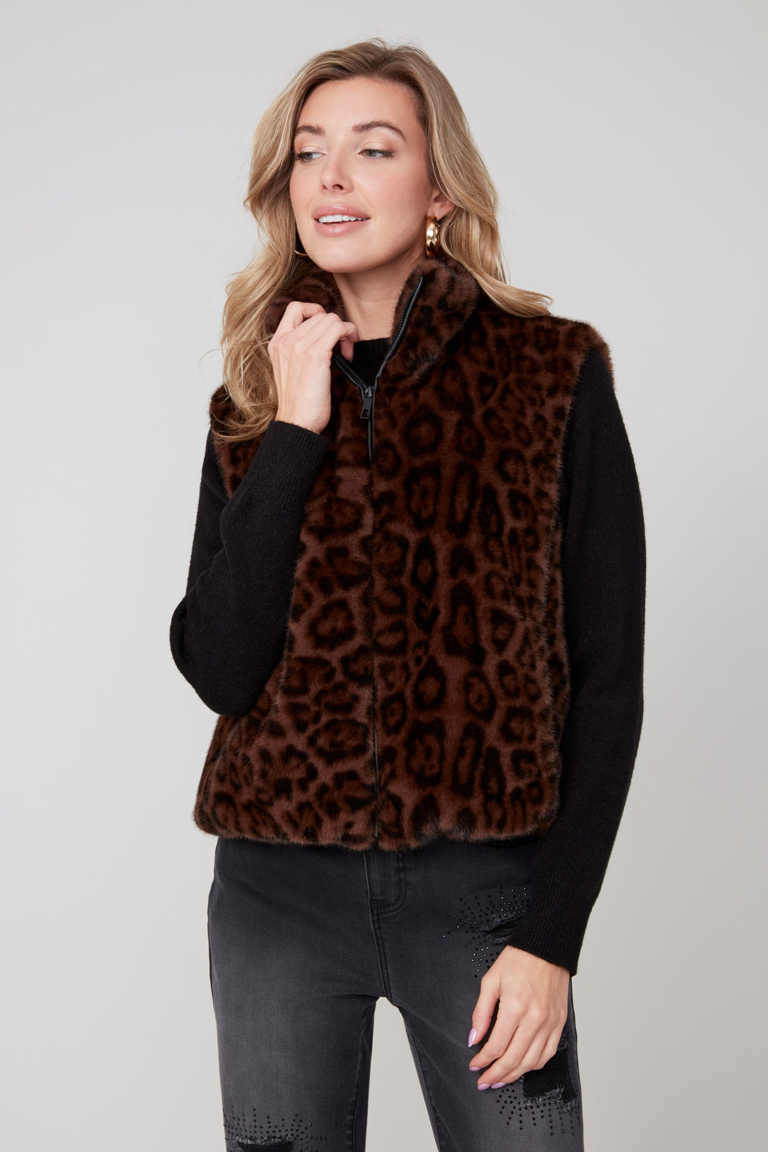 Renaur Leopard Vest
