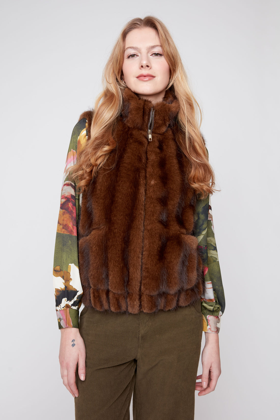Renuar Faux Fur Vest 3980