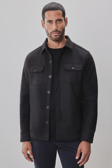 Andreas L/S Suede Overshirt