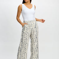 Pull On Wide Leg Woven Pant