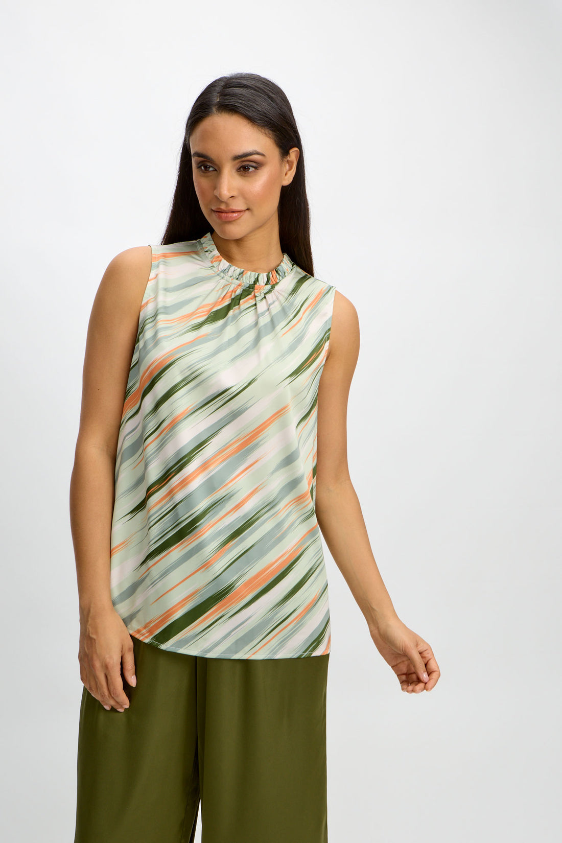 Sateen Sleeveless Top
