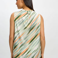 Sateen Sleeveless Top