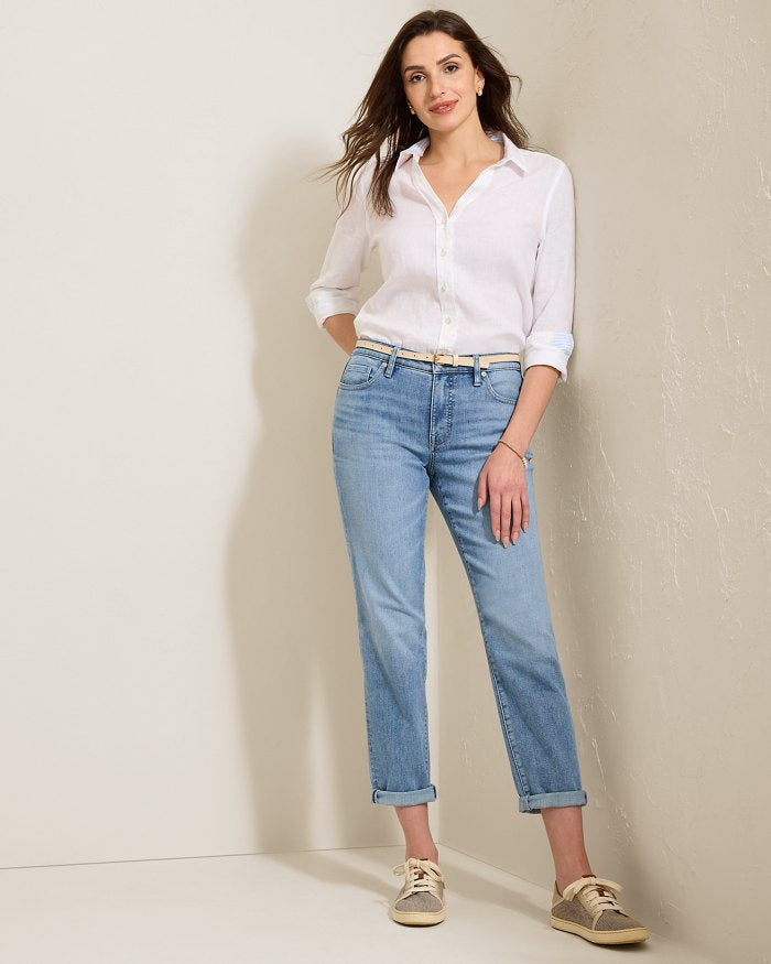 Tommy Mid-Rise Slim Boyfriend Jeans