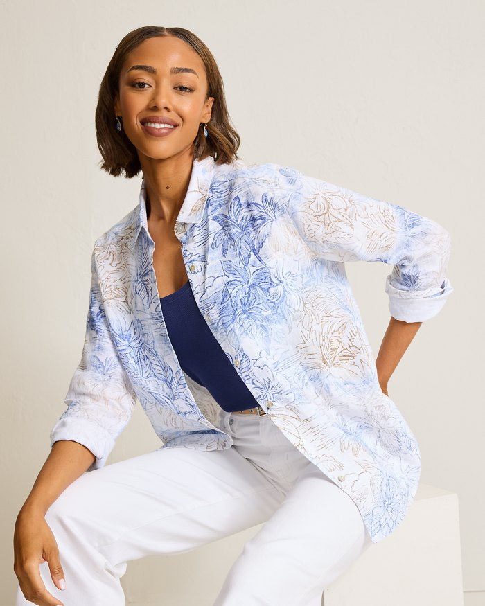 Coastalina Linen Dolce Bay Top