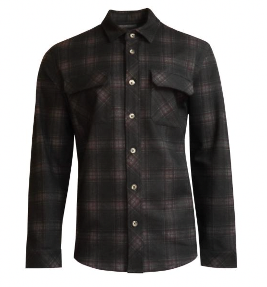 Checked Patch Overshirt