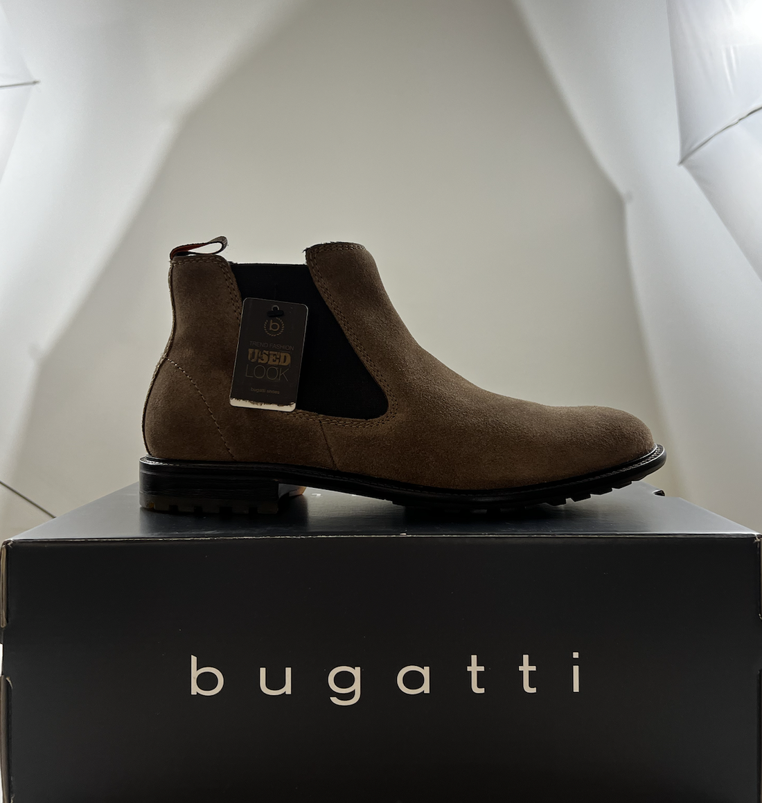 Bugatti Desert Slip On Suede Boot