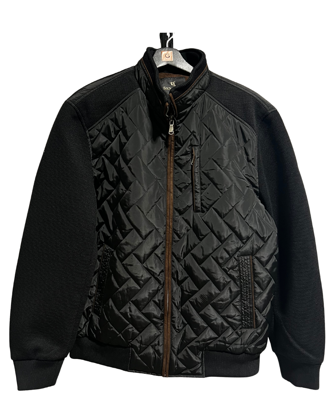 Quilted Sweater Jacket