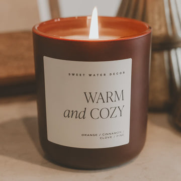 Warm & Cozy 15oz Soy Candle