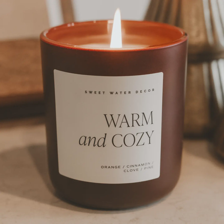 Warm & Cozy 15oz Soy Candle