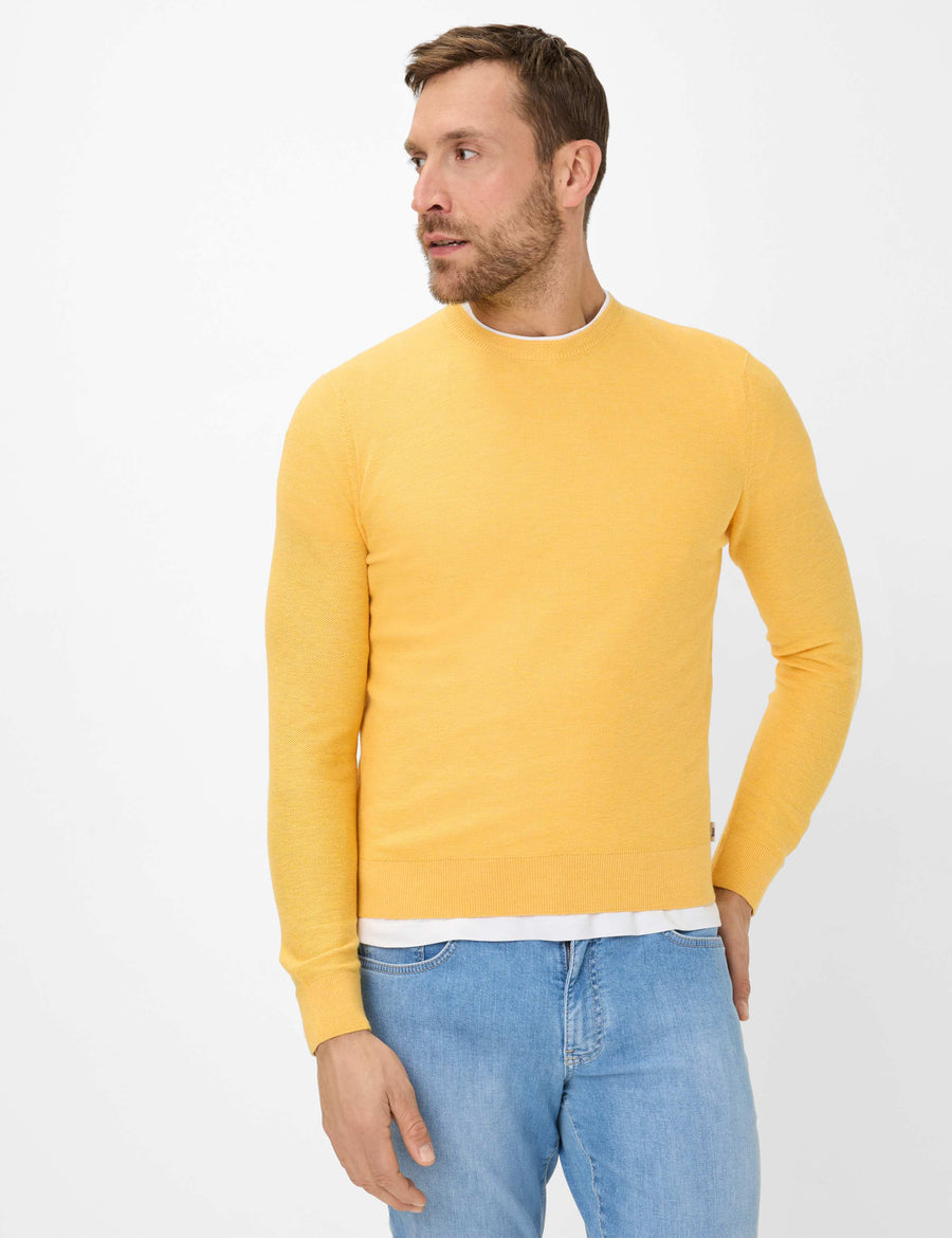 Rick Honeycomb Crew Sweater 4108