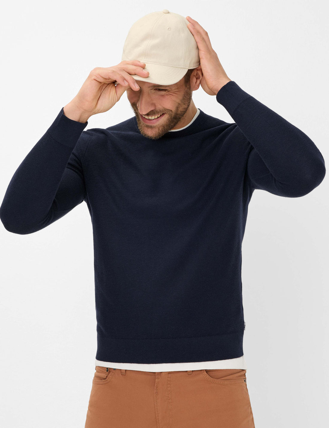 Rick Honeycomb Crew Sweater 4108