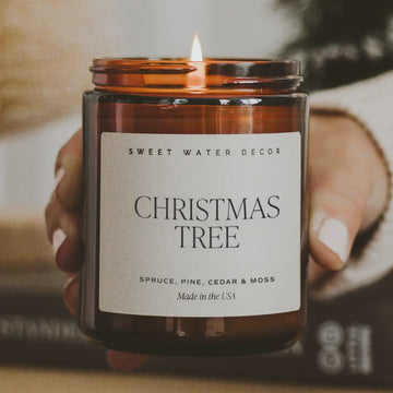 Christmas Tree 9oz Amber Soy Candle