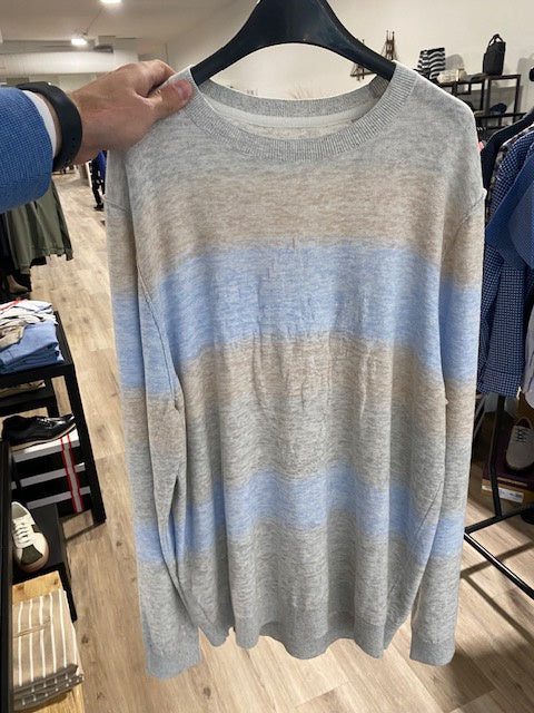 Sorrento Sunset Crew Neck Linen/Cotton