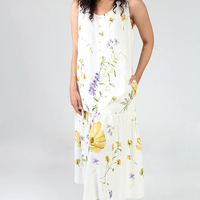 Floral Linen Dress
