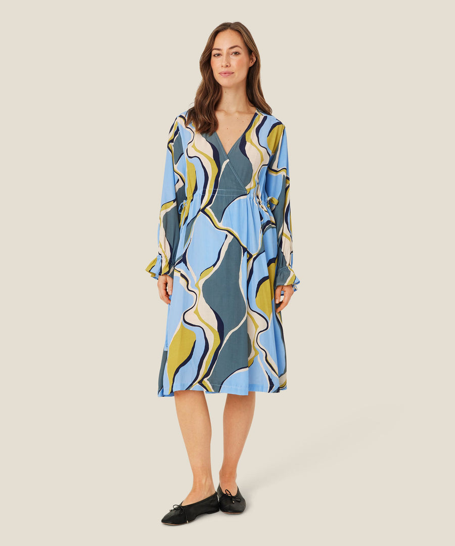 Norin Print Dress