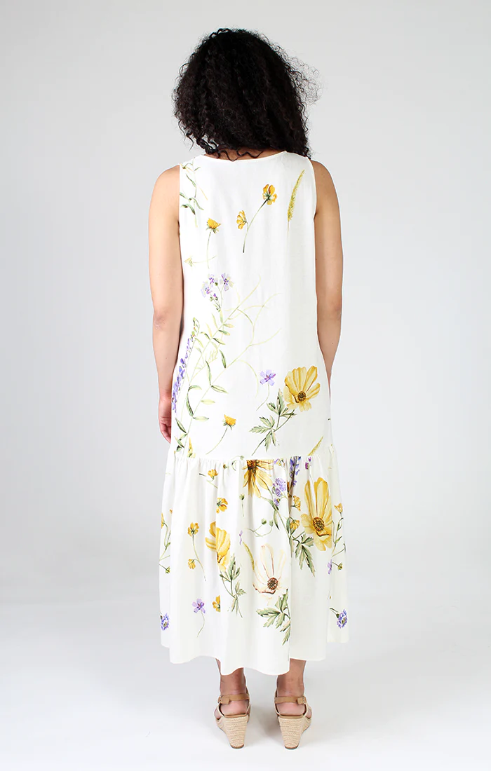 Floral Linen Dress