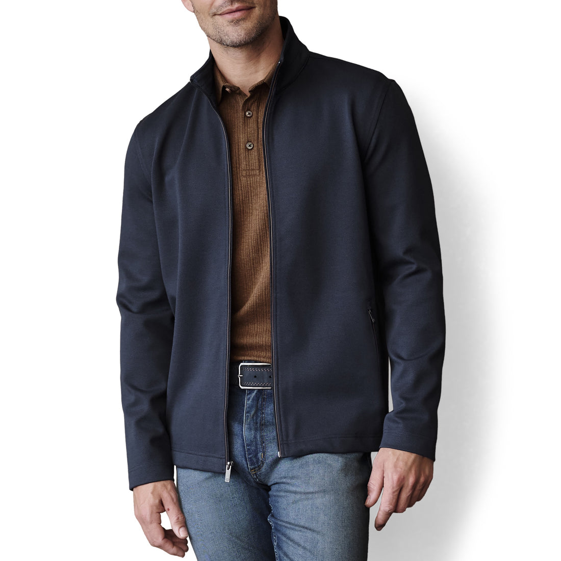 Textured Full Zip 8283