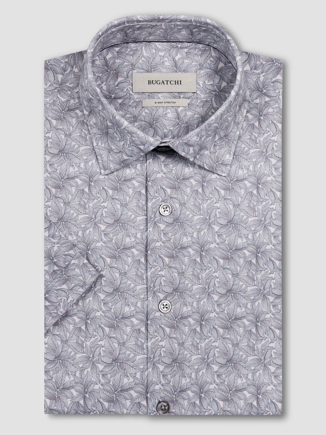 Miles Leaf Print S/S Shirt
