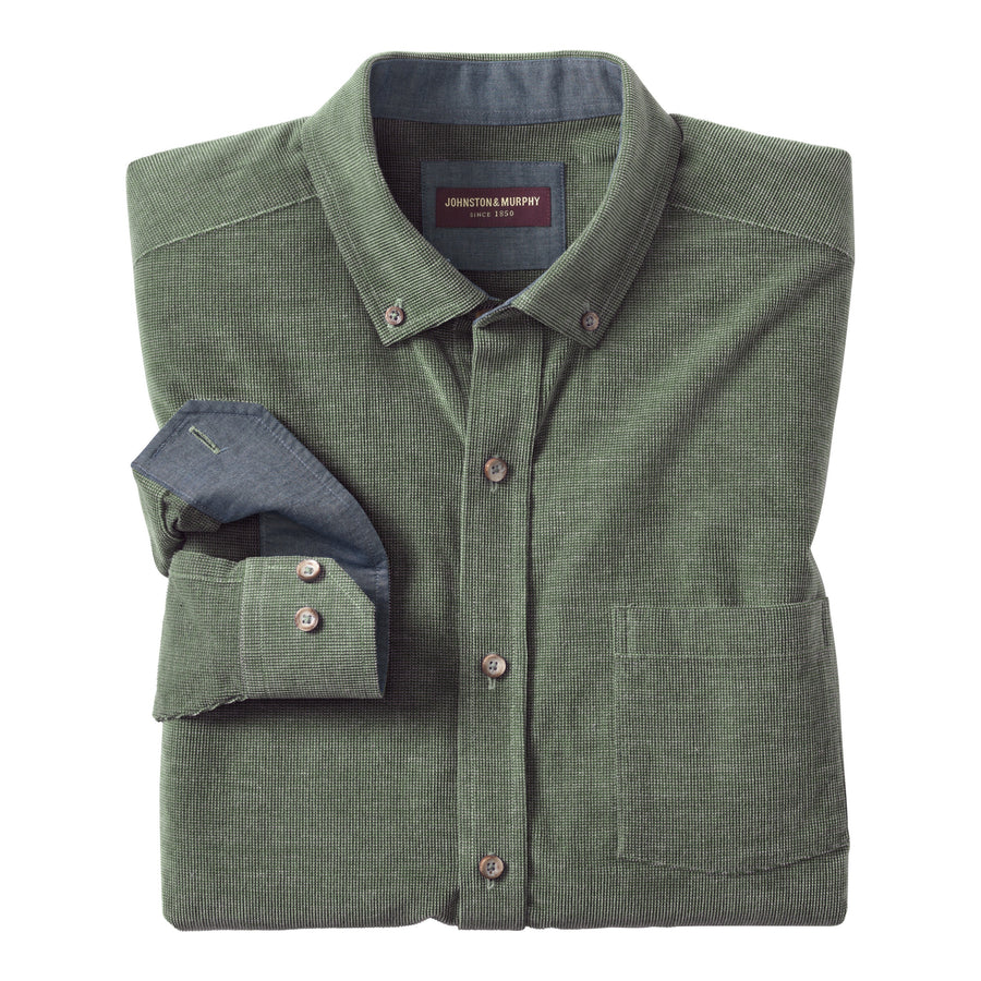 Textured Corduroy Shirt 9824