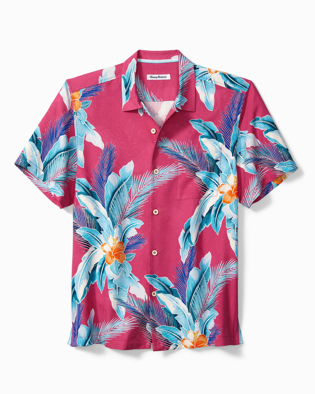 Nantucket Blooms Silk Camp Shirt