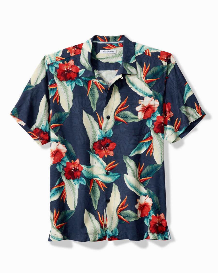 Cardona Blooms Silk Camp Shirt